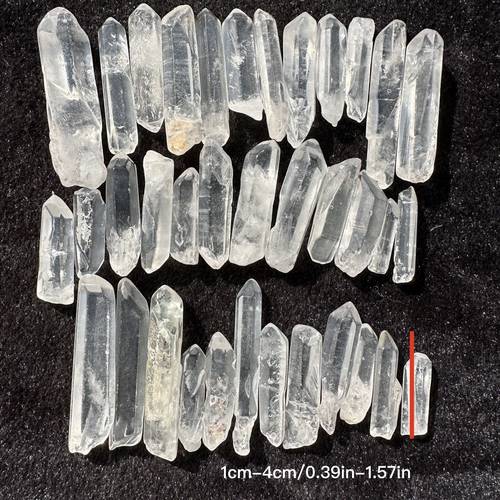 10g 20g 50g 100g quartz small clear quartz prisms for meditation crystal grids cleansing and charging and decorative crystal displays