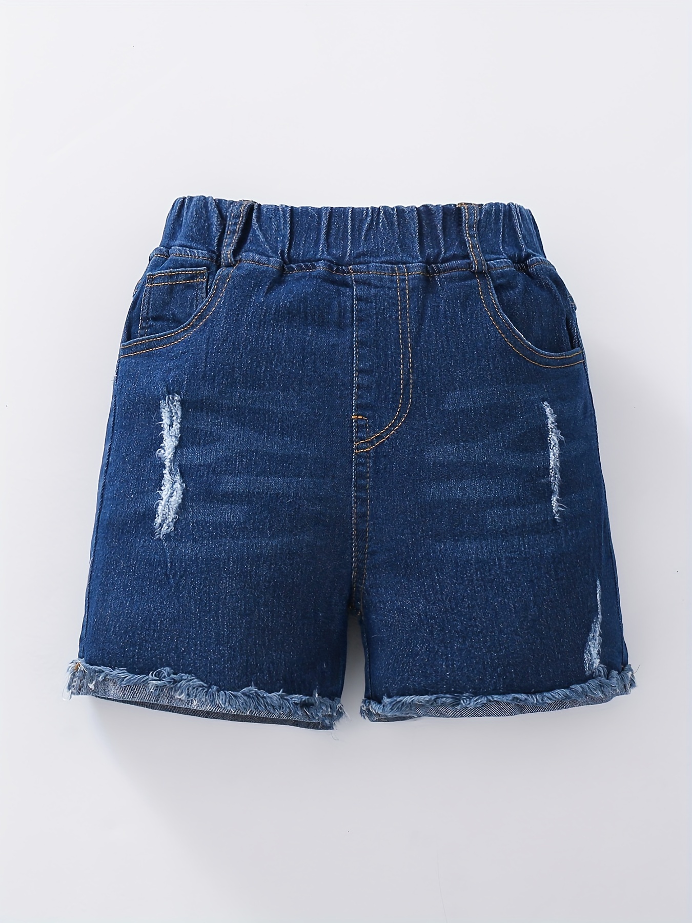 Ripped jean shorts kids online