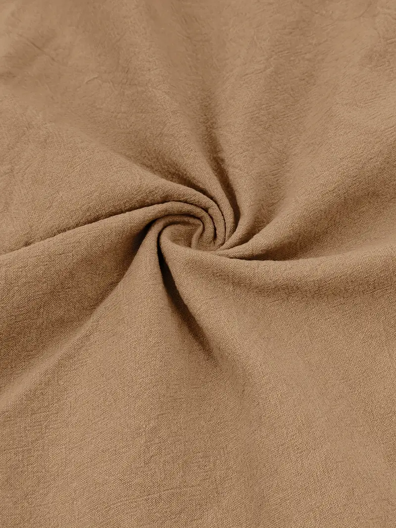 mens elegant linen v neck long sleeve t shirt with cross strap detail breathable regular fit for casual outdoor evening wear spring summer fall versatile top casual wear tee tshirt linen fabric t shirts Product details 33