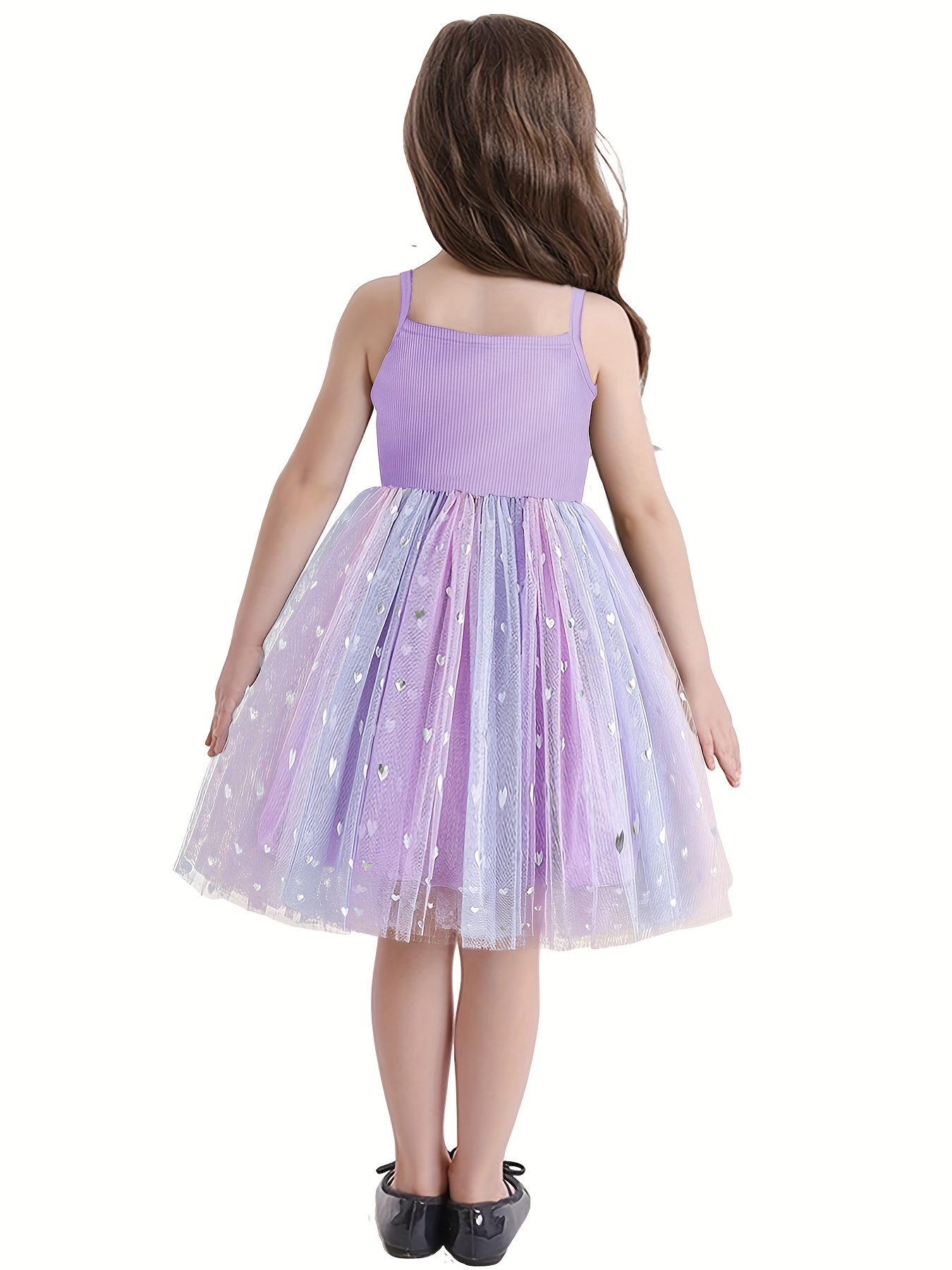 Robe tutu en maille décontractée pour filles, robe de princesse