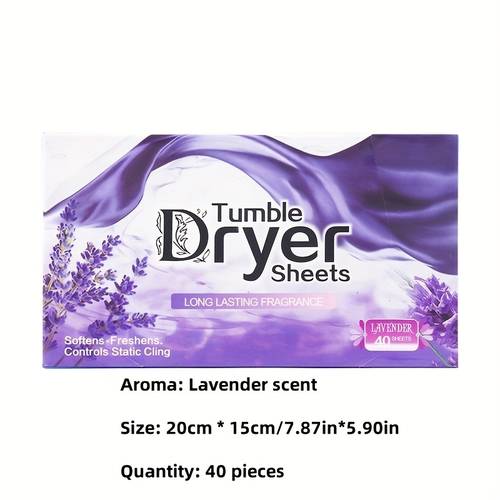 bulk plant lavender dryer sheets softener static cling remover deodorizing fabric softener companion for drying machine fabric laundry softener aromatherapy lavender leaf design polypropylene construction
