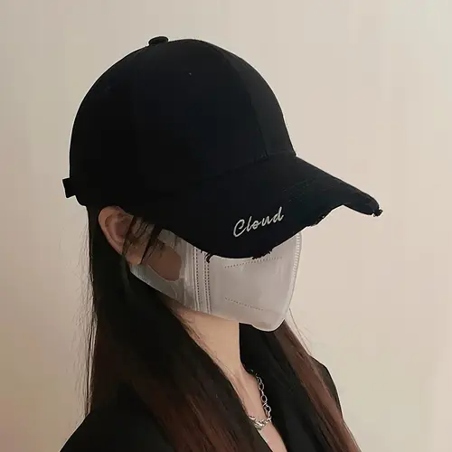 women baseball cap lightweight adjustable movie with cursive font