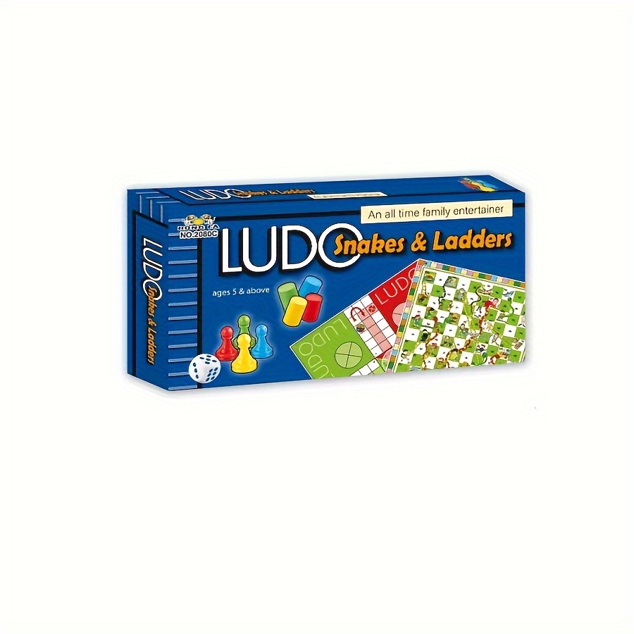 

Ludo & Snakes And Ladders Board Game Combo - 2 In 1 Strategy Game Set For Family And Party - Standard Edition - Pvc Material - Suitable For Ages 14+ - Fun Tabletop Game Ideal For Gifts And Gatherings