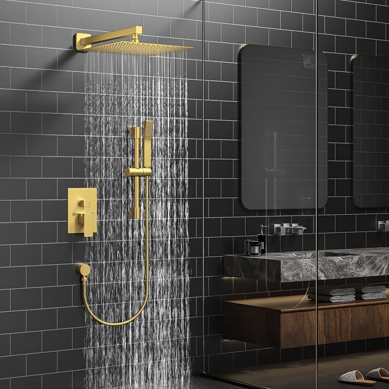 TONNY Ensemble Complet De Robinets De Douche Muraux