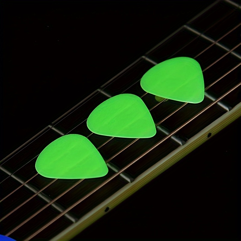 

5 0.7mm -the-dark Guitar Picks Fluorescent -the-dark Guitar Picks Guitar Picks Instrument Accessories Festival Night Accessories -the Dark Picks Add To Easter