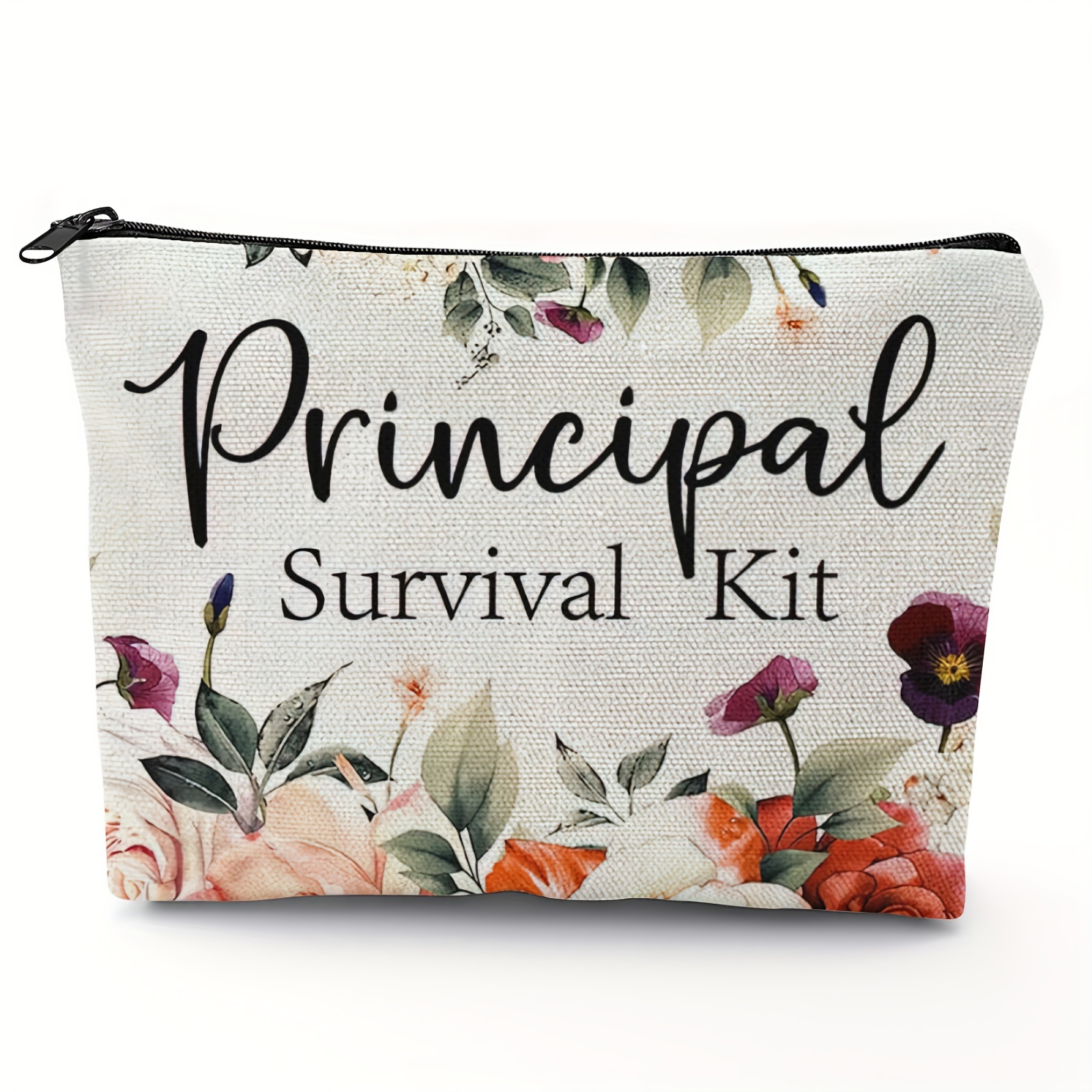 

Principal Survival Kit Cosmetic Bag, Principal Gift, Thank You Principal Gift, Principal Retirement Gift, Graduation Gift