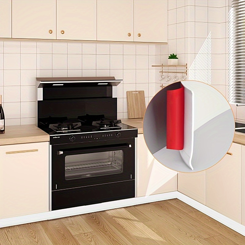 1 Roll Soft Pvc Kickboard, Waterproof Plastic Baseboard, Flexible Selfadhesive Decorative Trim