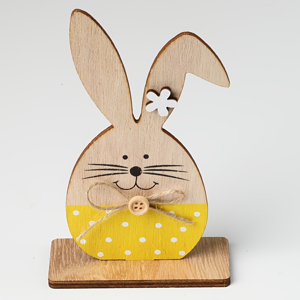 Bunny Notenkraker | Konijn Figuur | 30 cm Paashaas Houten