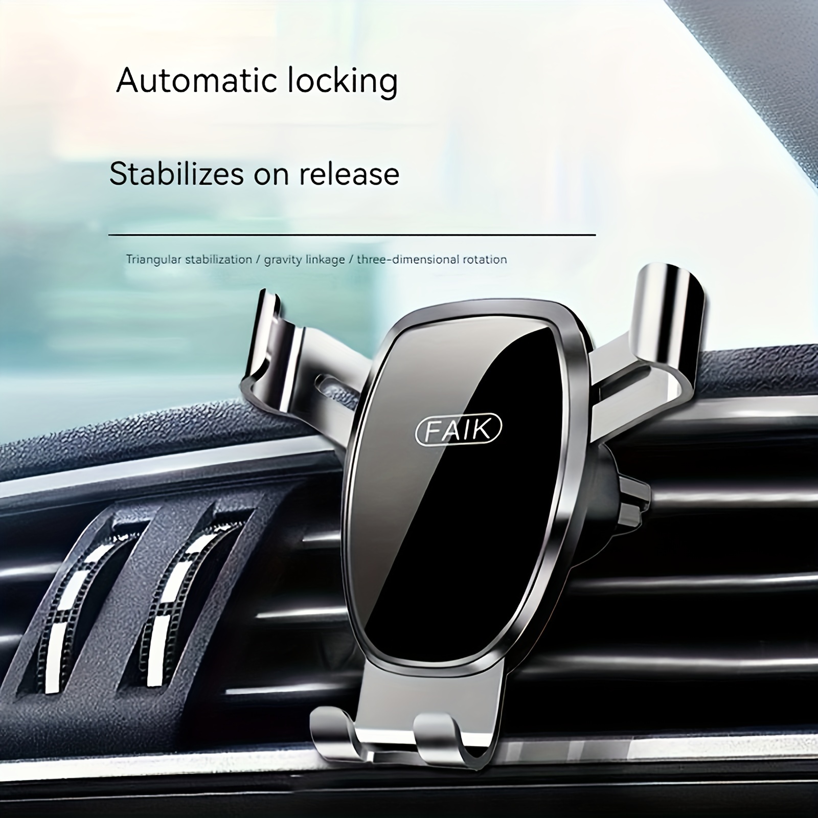 

New Car Mobile Phone Holder Air Outlet Gravity Sensing Car Mobile Phone Holder Car Navigation Holder