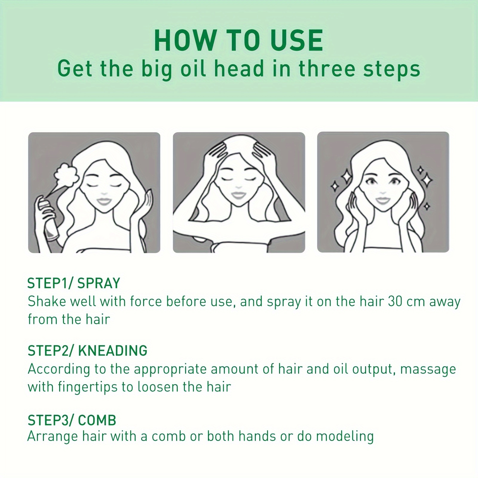 free air and fluffy spray leave in dry hair spray oil control fluffy volumizing hair spray 1