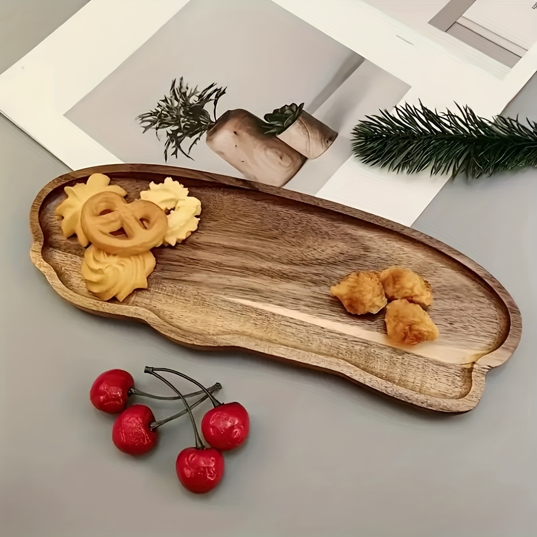 handcrafted wooden oval serving tray lightweight durable Temu