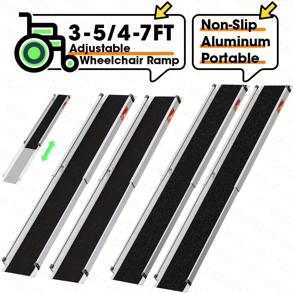 portable wheelchair ramp sold on Temu United States