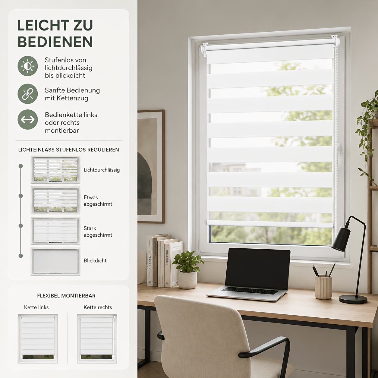 TEMU 2 Pezzi Set Parasole con Luce Regolabile, Nessuna Foratura Richiesta, 3 Modalit� di Ostruzione e Opzione Child Lock �� Disponibile in Diverse