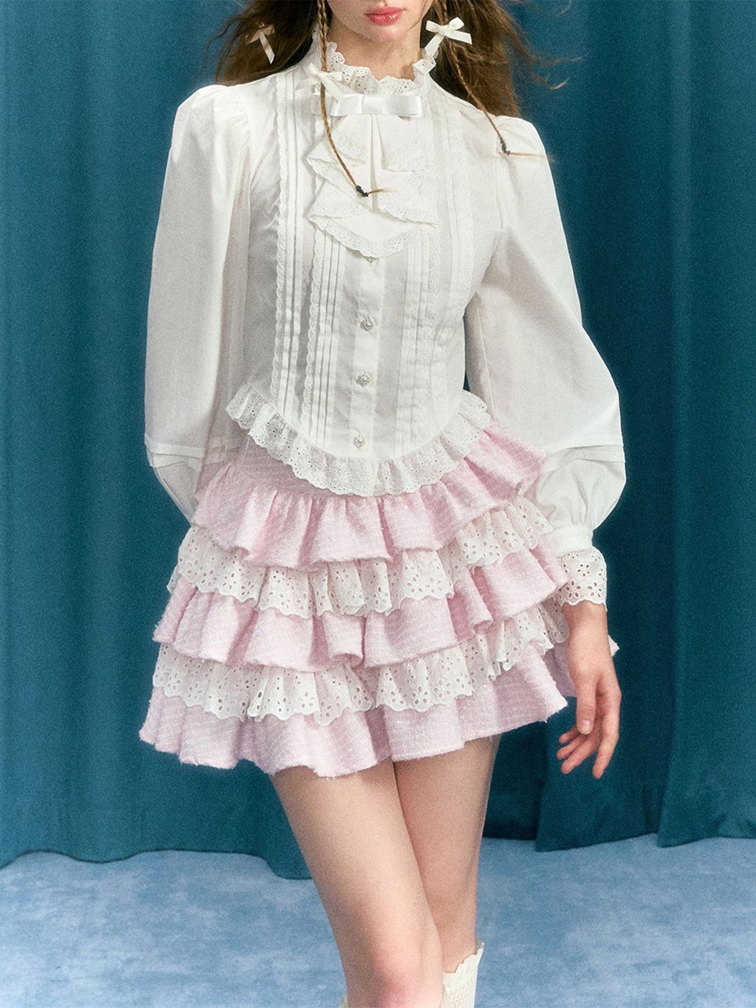未使用MELTTHELADY ruffle gather mini skirtM melt the lady ruffle gather mini skirt - メルカリ