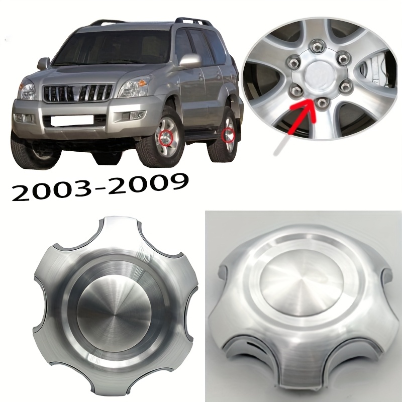 TEMU Adecuado para los tapacubos y cubiertas de buje del TOYOTA Land Cruiser FJ120 de 2003 a 2009