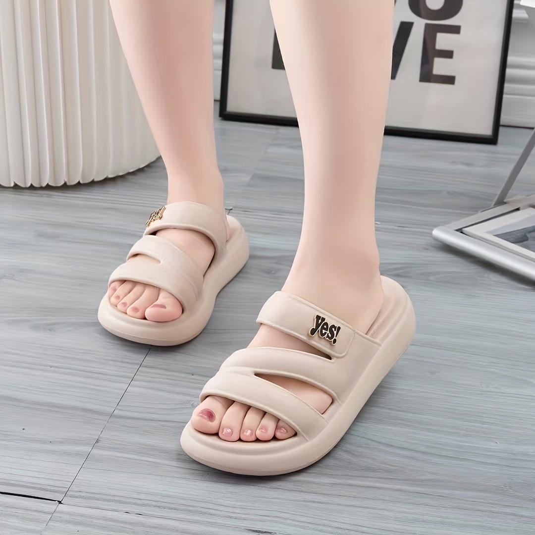 year round big new summer styles fashionable and versatile womens eva sandals   japanese and korean trends featuring thick soles   lightweight   wear   and slip     in multiple colors   and stylish suitable for the beach outdoor activities and   Product details 1
