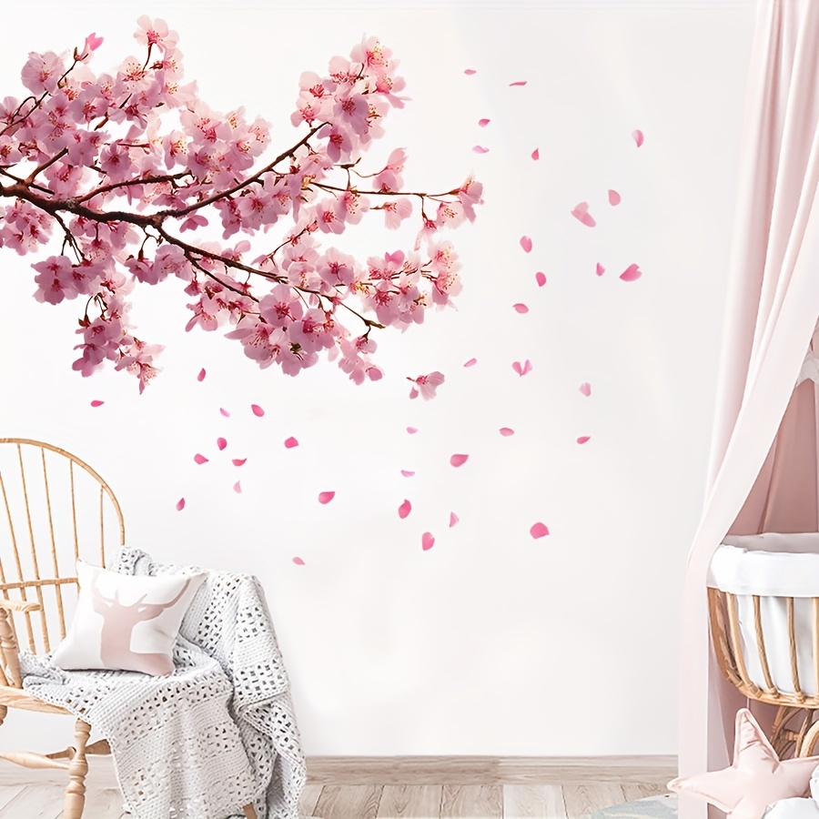 Image of 1pc Cherry Wall Sticker, Self-adhesive Removable Decal, Suitable For Living Room And Bedroom Wall Decoration, Home Decor Sticker