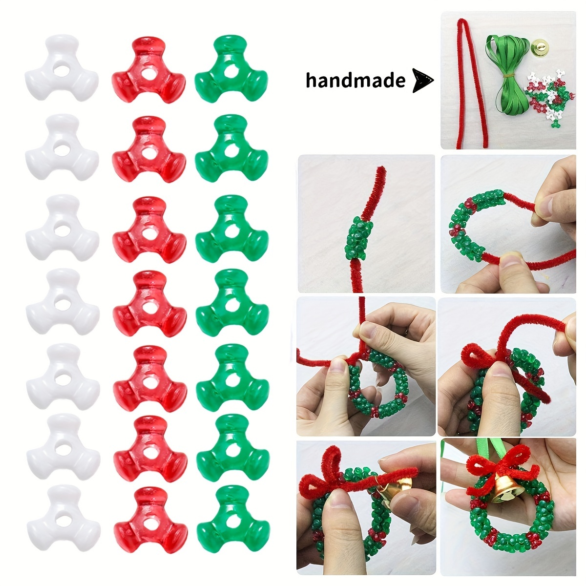 

500pcs Christmas For & Decoration - -shaped For , Necklaces, , Phone - No Battery, Non-electric, Featherless - For Fall & Christmas Decor