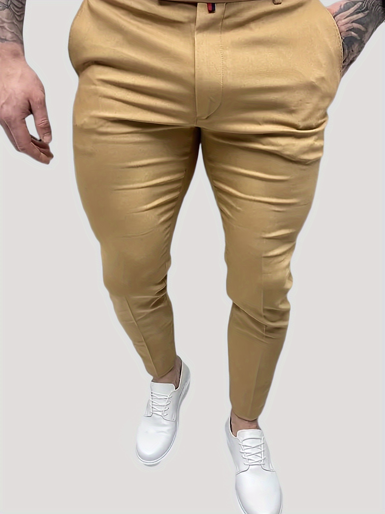 Solid Regular Fit Cotton Blend Women's Casual Pants