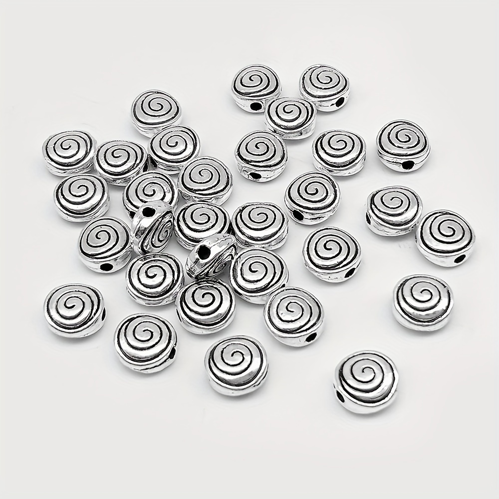 

100pcs Alloy Small Round Diy Bracelet Necklace Jewelry Accessories