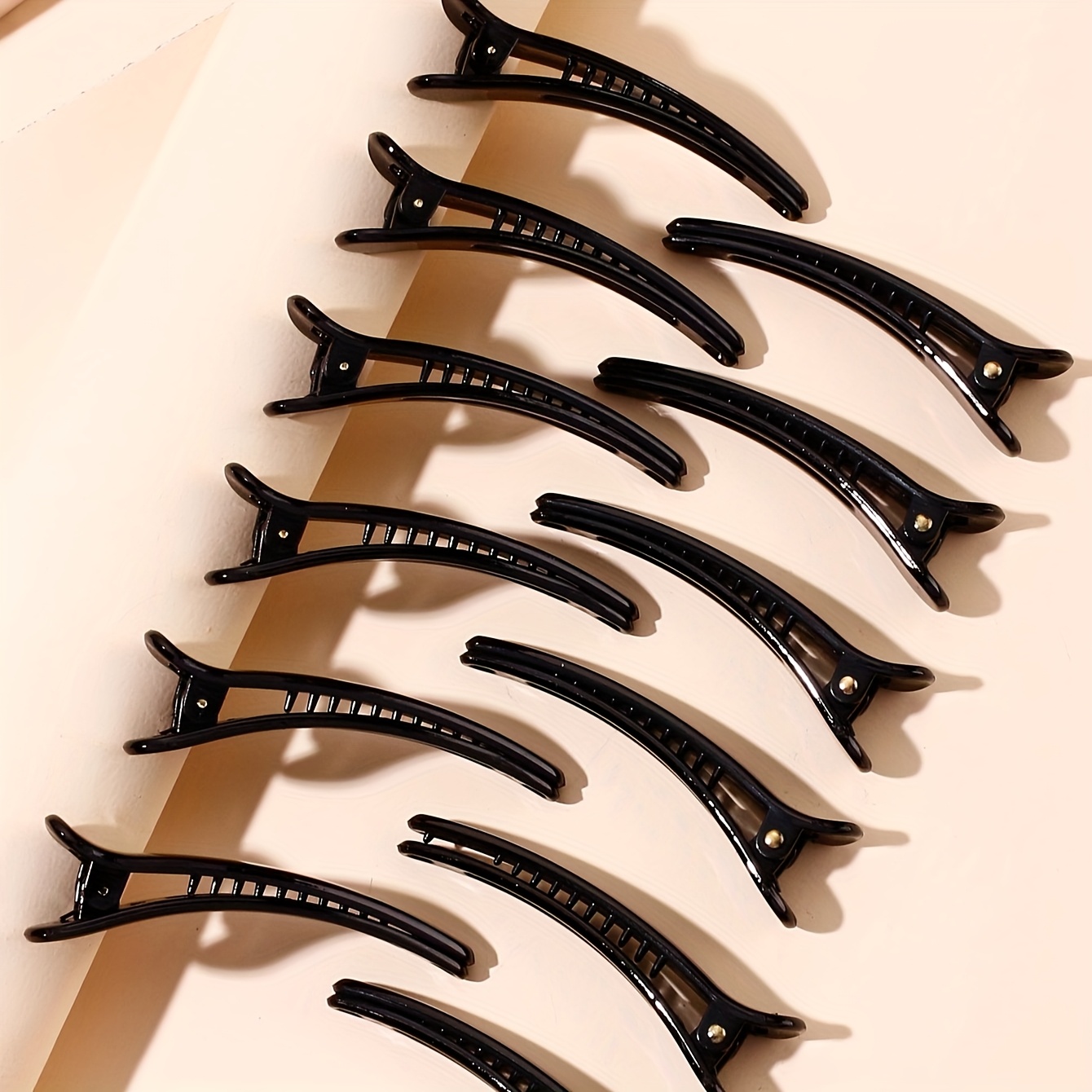 12pcs Women Simple Hair Clip Casual