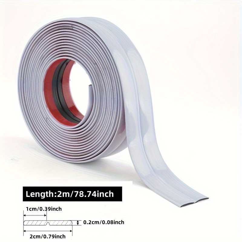 E-shop 2-Meter Selbstklebende PVC Deko Fliesen Aufkleber in Gold und Silber, Wasserdichte Wand Eckleisten für Hotel Dekoration und Flache