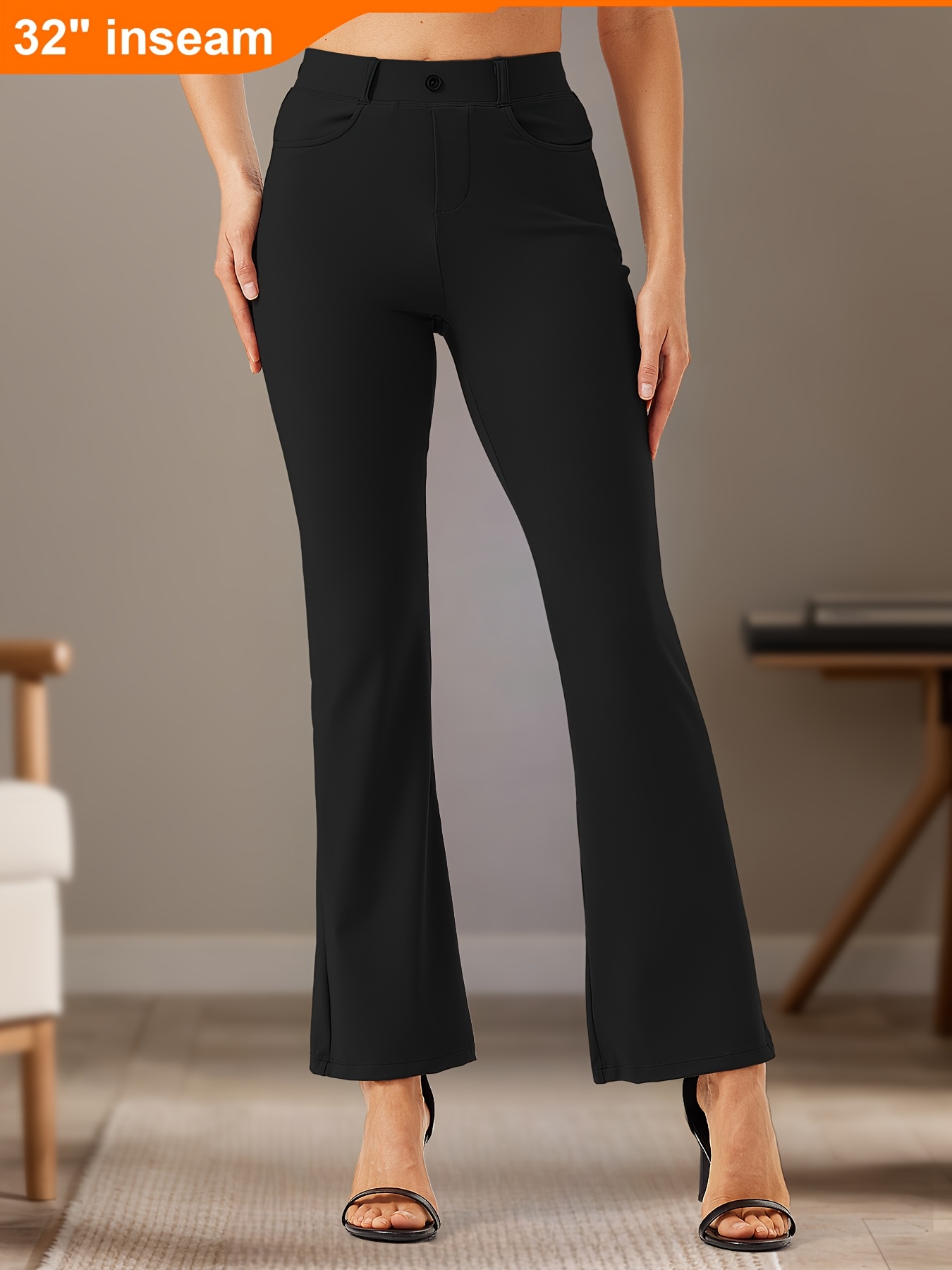 ana de armas black dress no time to die Petite Bootcut Pull-On Pant - Signature Fit - Ponte
