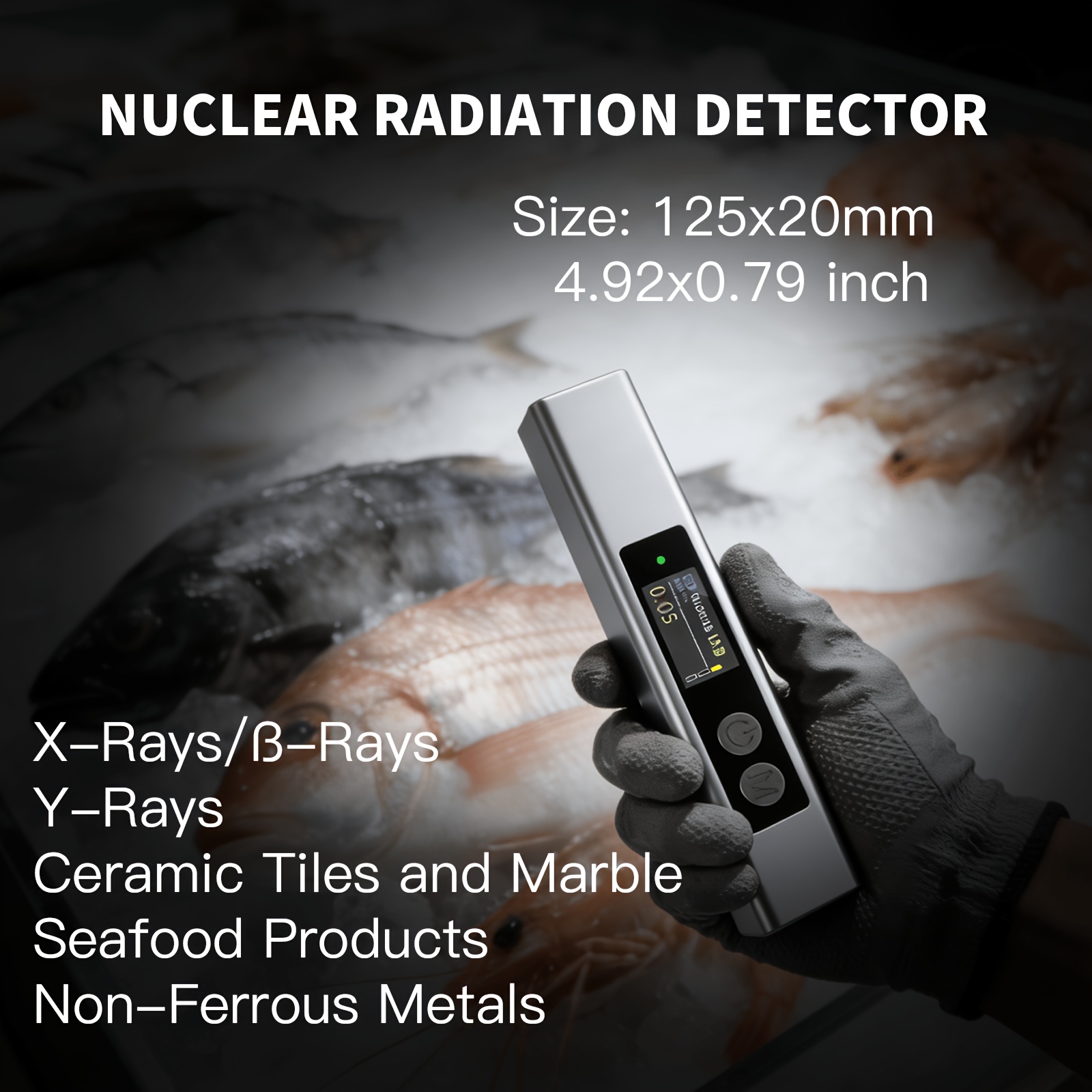  ,  , Y-  And Some Β-Ray Geiger Counters, High-Precision Detection, Material, Compact Body with Lanyard for Easy Carrying, USB Rechargeable