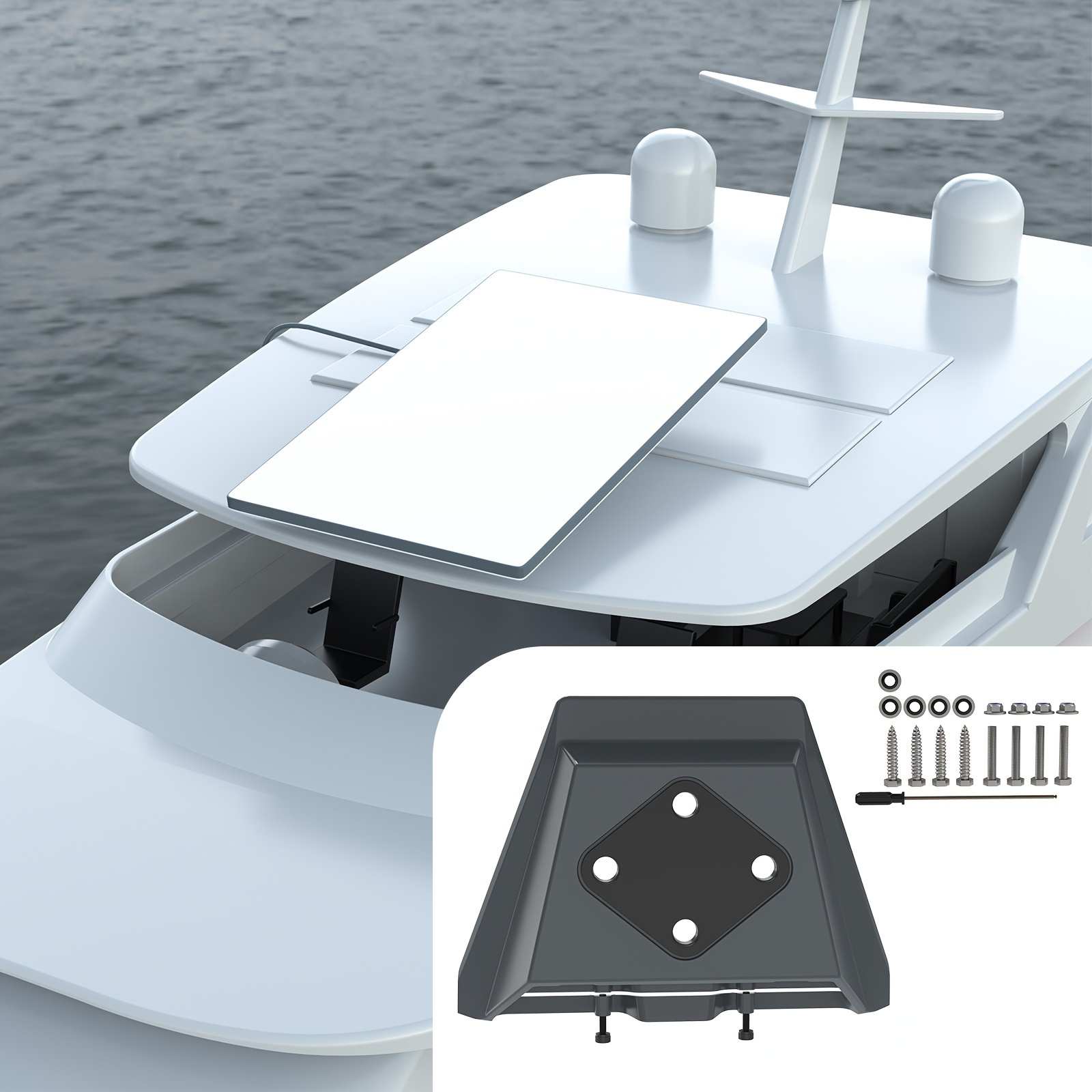 Support d'installation mobile pour Starlink Gen 3 pour toits de maisons, toits de bateaux et toits de voitures