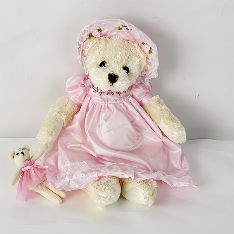 open lace back dress Classic Teddy Bear Crochet Pattern – Kristi Tullus main image 1