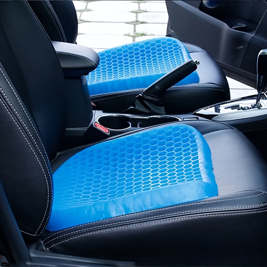 

Extra-thick Honeycomb Gel Seat Cushion With Non-slip Cover - Cooling Car & Office Chair Pad, Lightweight & Waterproof