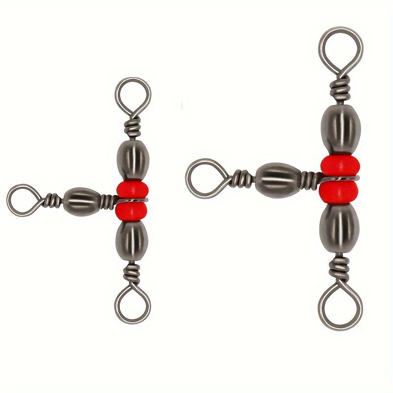 Premium Fishing Ball Bearing Swivels Barrel Snap Connector - Temu Canada