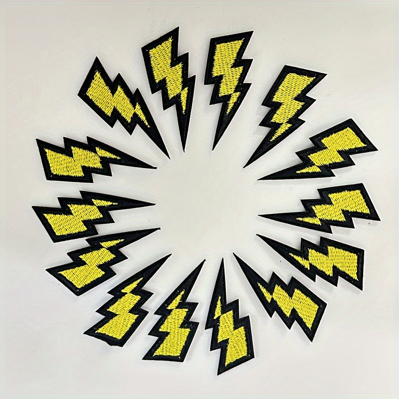 

10pcs Iron-on Patches, Embroidered For Clothing, Backpacks, & - Polyester Decorative