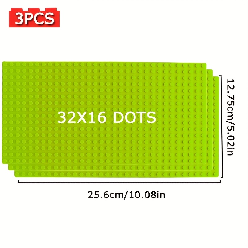 3pcs Set Building Block Base 32 16 Hole Classic Character Bricks Brick Base