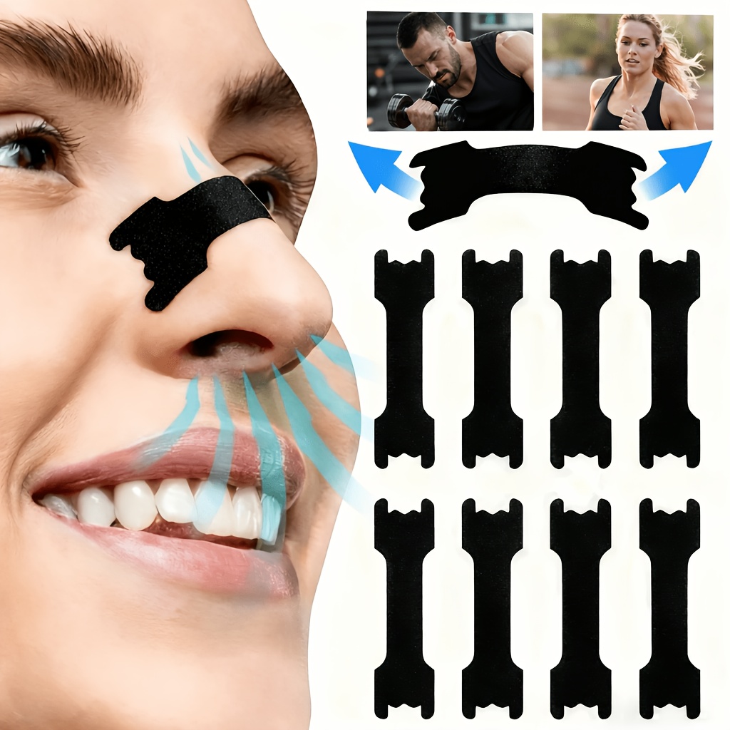 100pcs breathable   nasal patches   comfortable   for sports outdoor activities daily use