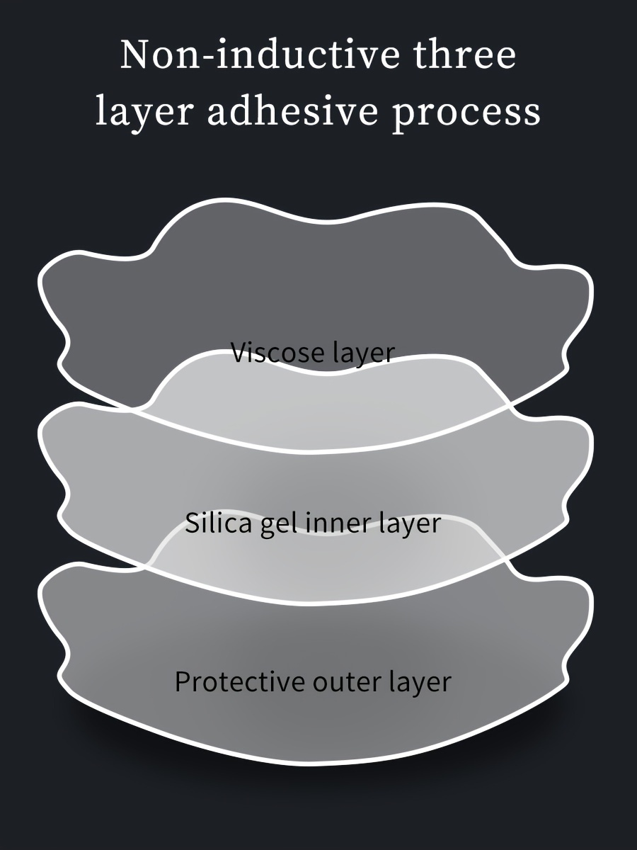 1/3 Pair Silicone Transparent Breast Lift Patches - Invisible Lift & Sagging Prevention with Gathered Upper Support, Latex-Enhanced Adhesion for Wedding Dresses & Fashion Bras, Hand Washable, All Light Beige Tones, Breast Lift Tape, Formal Dress Accessory, Discreet Undergarment, Lightweight Lift Tape