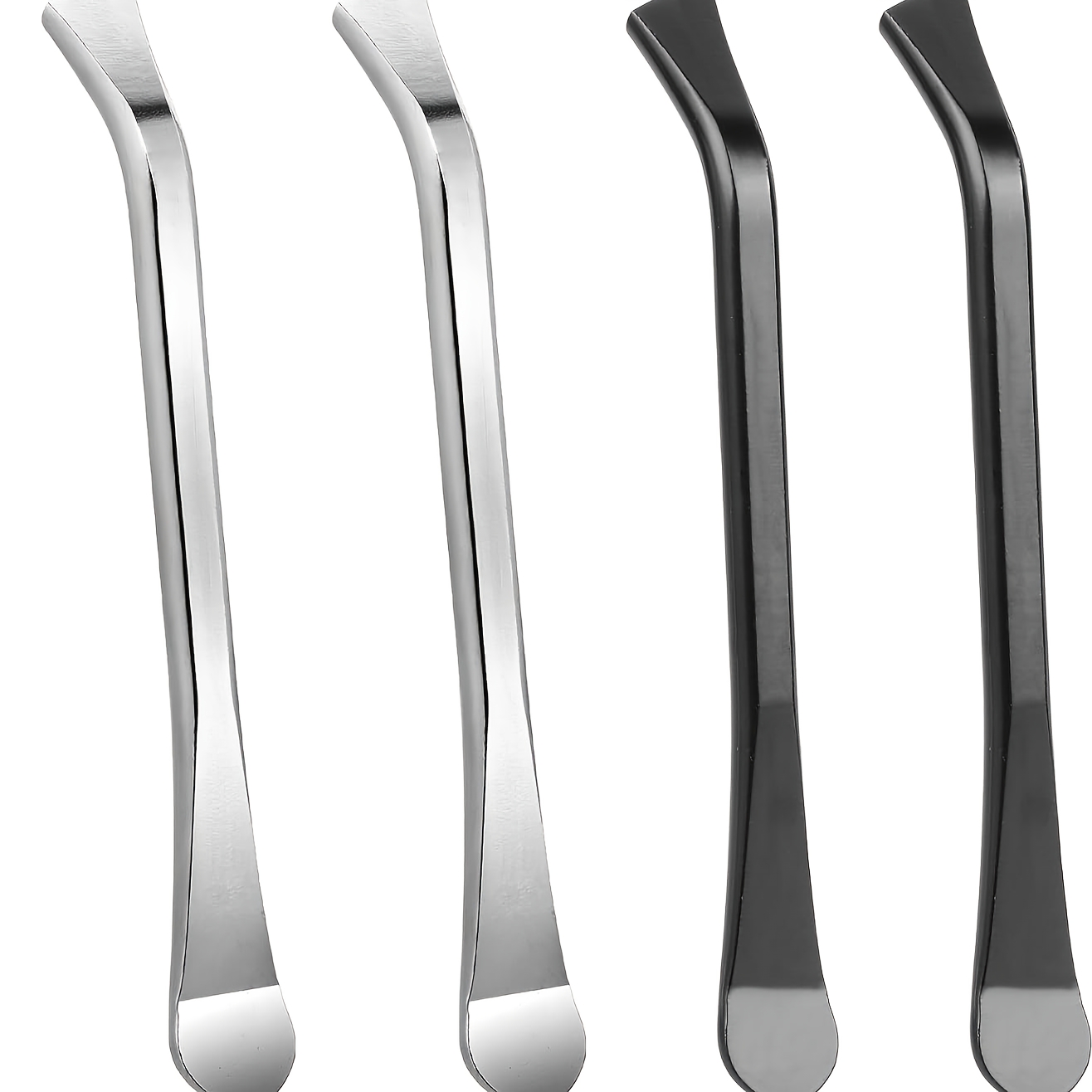 TEMU 4 Packs Bicycle Tire Iron Spoons, Bike Tire Lever Tyre Spoon Iron Changing Tool Stainless Tire Levers Tire Repair Tool Kit Heavy Duty Tire