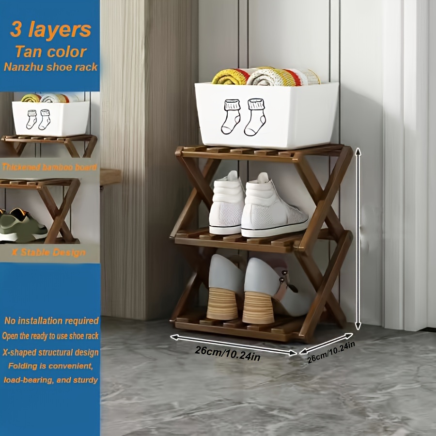 Étagère à Chaussures Verticale Sur Pied, étagère Réglable En