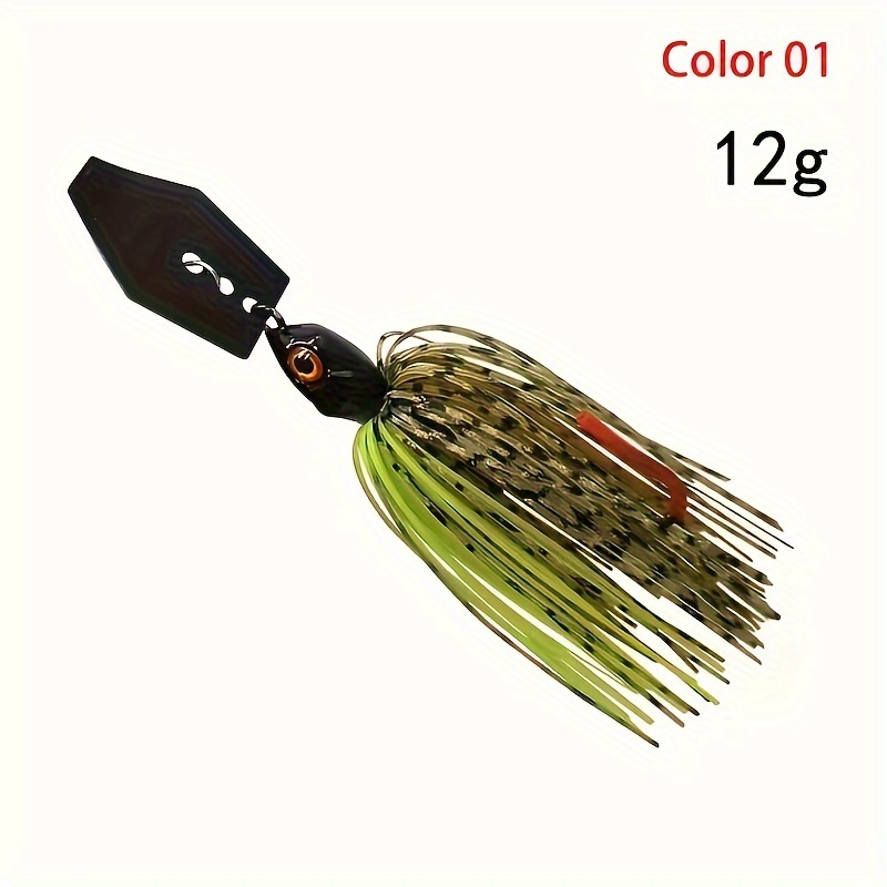 Image of A 1pc Anti-snag Composite Rotating Lure With Weights Of 7g, 9g, And 11g, Designed For Fishing In