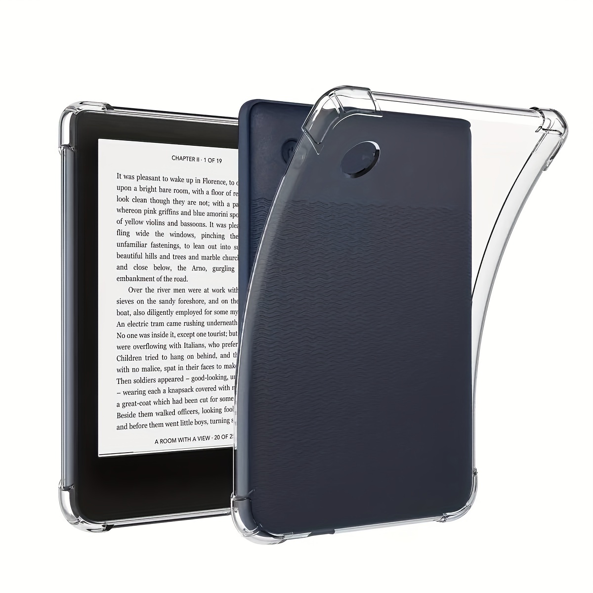 E-shop Passend für 2E/ Color/BW/6.0" E-Book Universelle transparente Weichschutzhülle