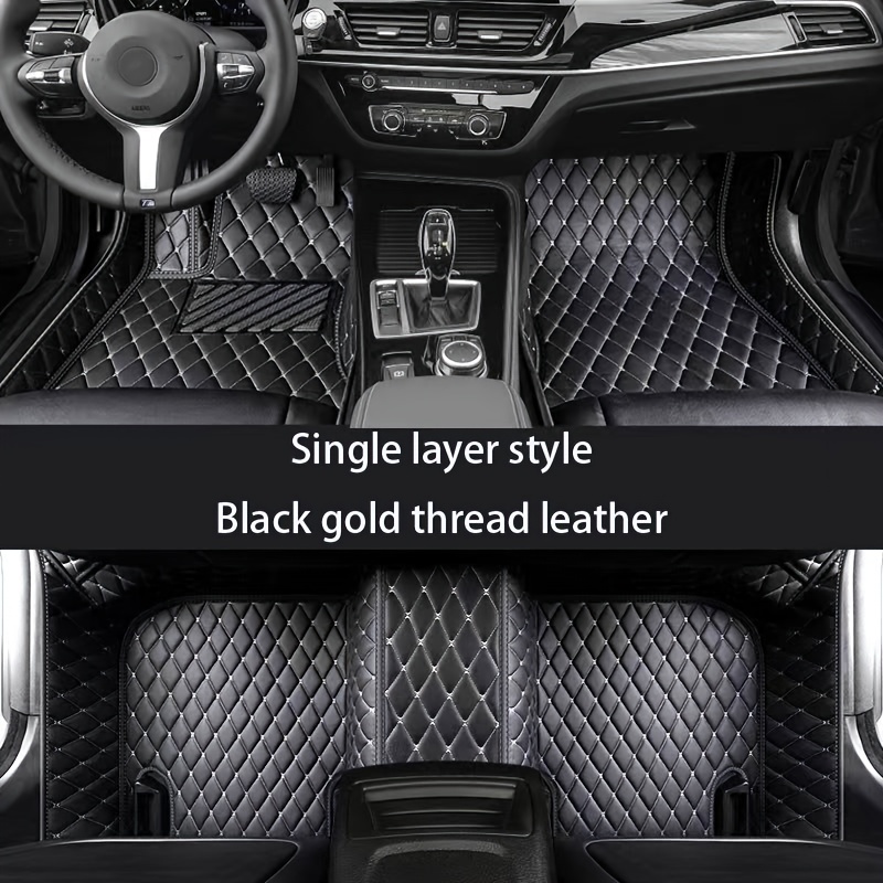 TEMU Yes Customized High-quality Pu Leather Car 3d Foot Mat Suitable For , For , For , For Peugeot 307sw, For , For , For Peugeot 207cc Interior