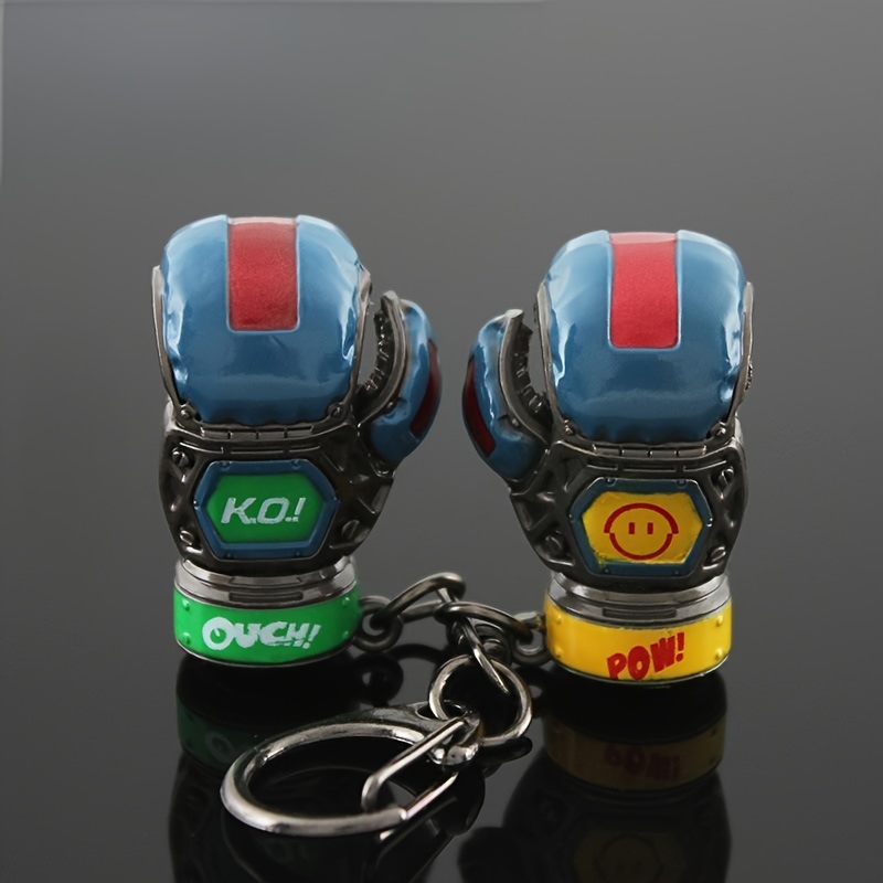 

2pcs Boxing Gloves Metal Keychain Set - Perfect Gift For Boxing Enthusiasts, Collectible Car & Phone Accessories, Ideal Birthday Or Christmas Present For Men, Memorial Gift, Necklace, Model Decoration