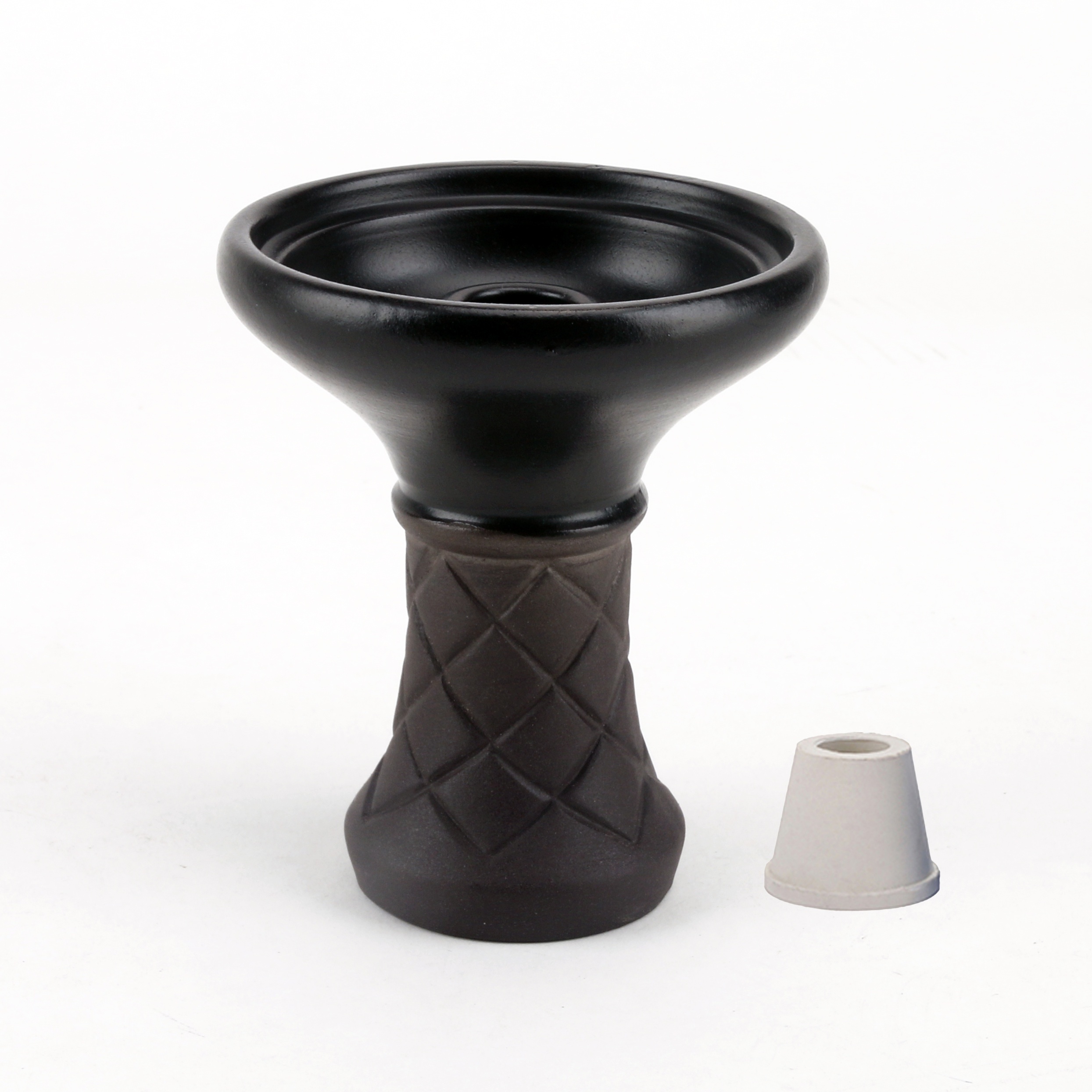  Ceramic Funnel Hookah Bowl - Black : Health & Household