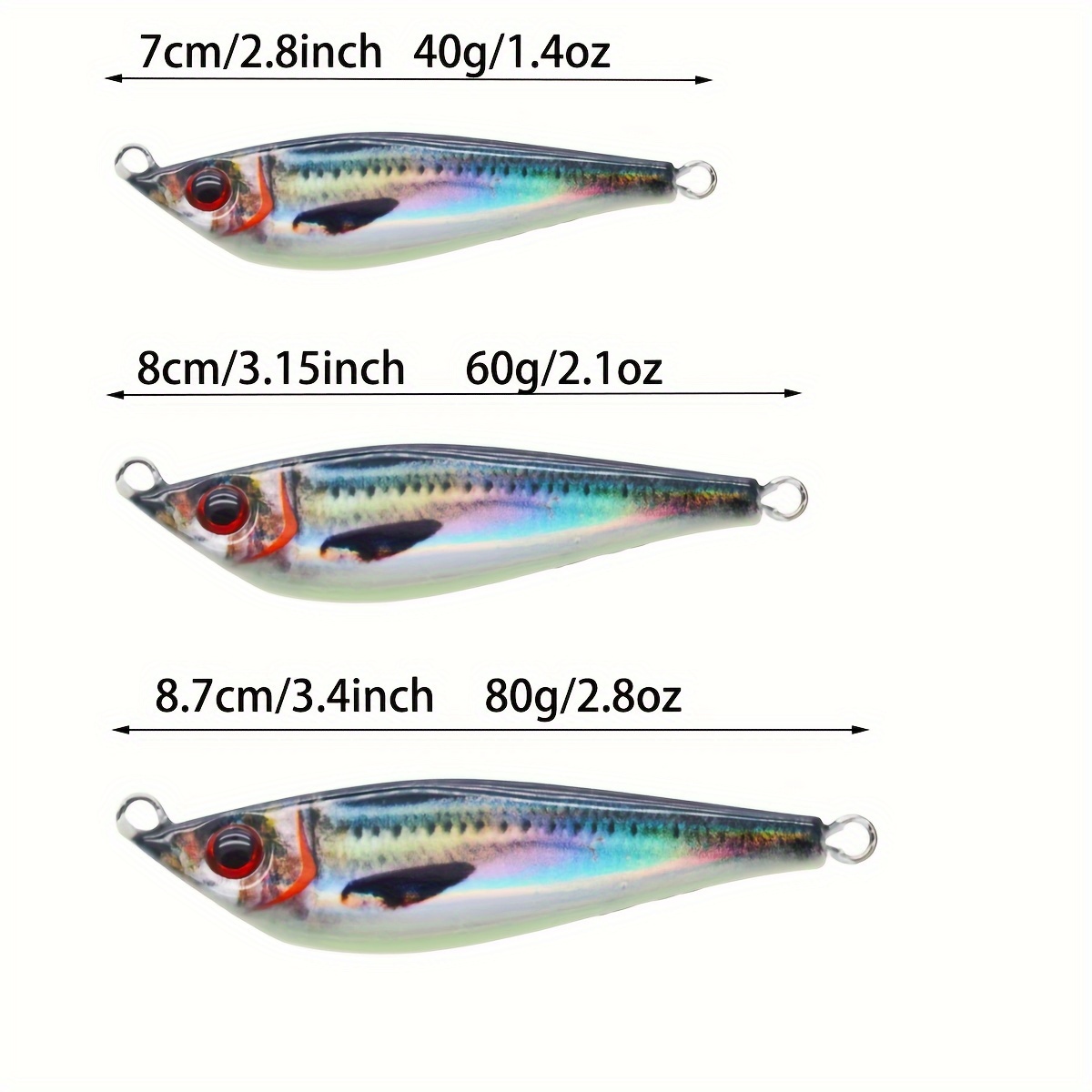 3d printed realistic fish lure deep sea fishing jig copper - Temu