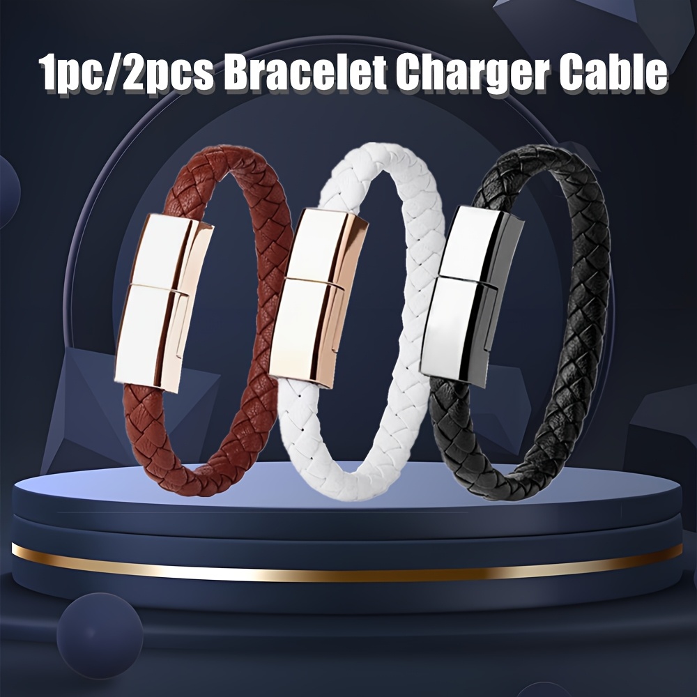 Bracelet Câble de Charge Mode 22,5cm pour iPhone/Type-c/Micro USB
