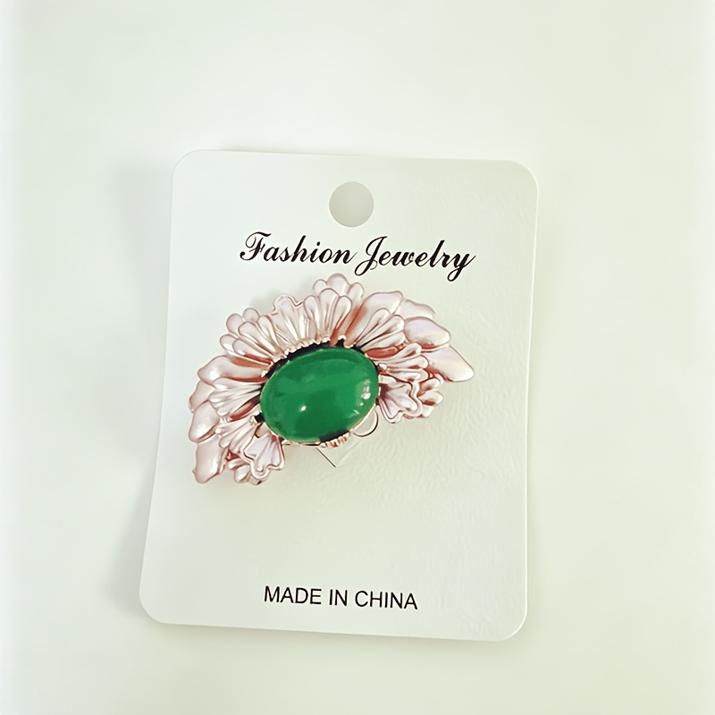 Image of Haitang Flower Brooch Pink Flower Brooch High-end Women's New Chinese Style China-chic Corsage Suit Cheongsam Versatile Accessory Trendy