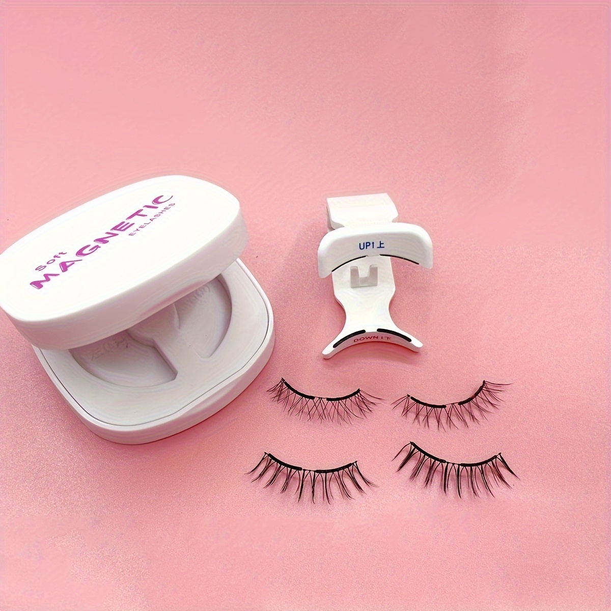 

Soft Magnetic Eyelashes, Soft, Lightweight, Strong Magnetic, , Eyelashes Suitable For , Reusable Magnetic Eyelashes