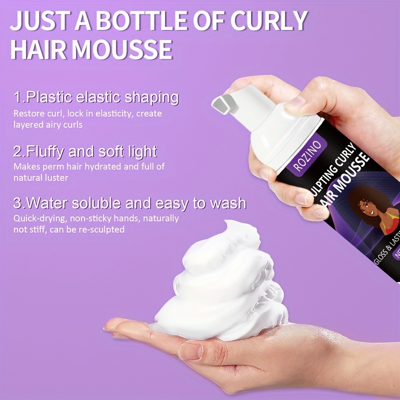 60ml coconut oil hair gel with and delicate foam light plastic elastic restoring locking quickly shaping y hair details 3