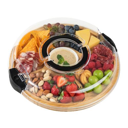 item picture cheese platter with a lid