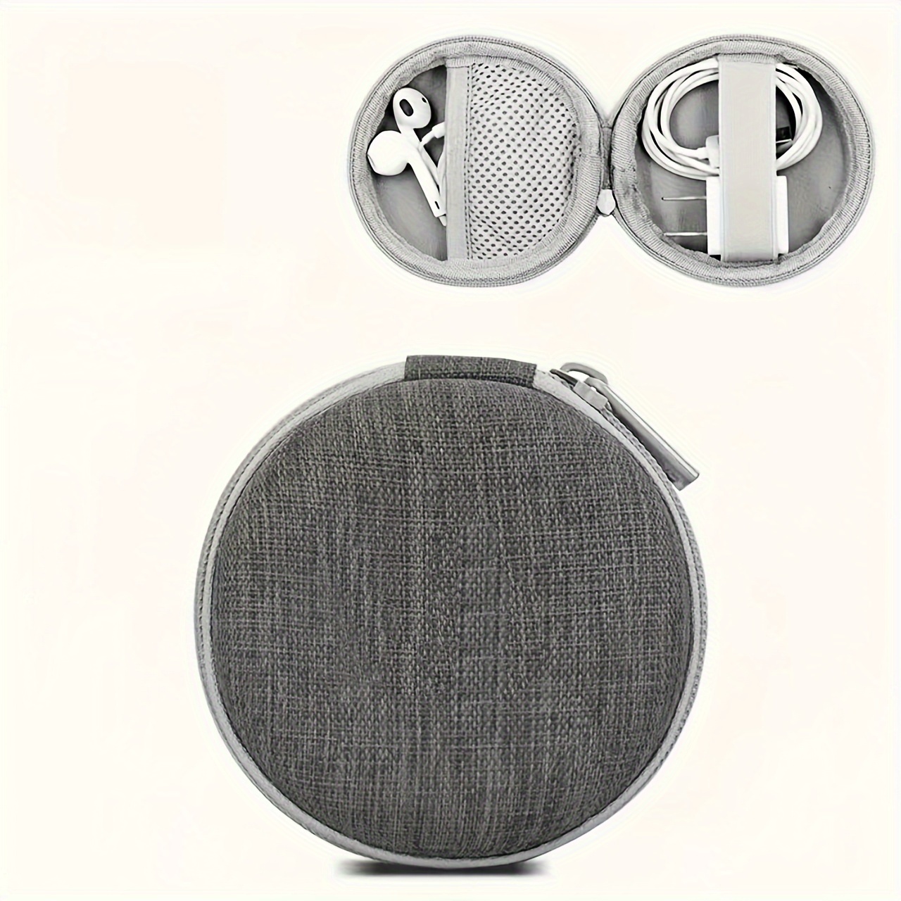 Headphone Storage Case, Suitable for Wireless Earbuds, Digital Storage Box, Portable Bluetooth Earphone Pouch